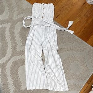 Abercrombie strapless jumpsuit